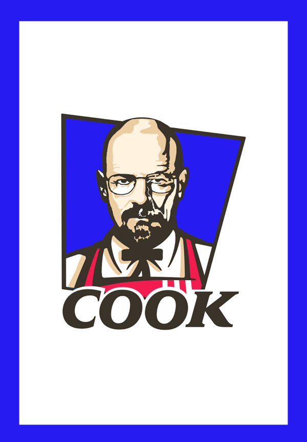 Walter White Cook Breaking Bad Colonel Sanders Sign