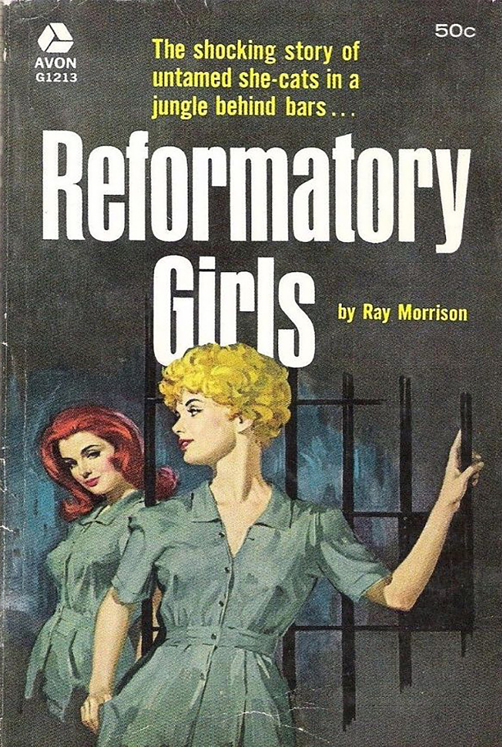 Reformatory Girls 1960 Pulp Erotica Cover Art Metal Poster Signs For Mankind